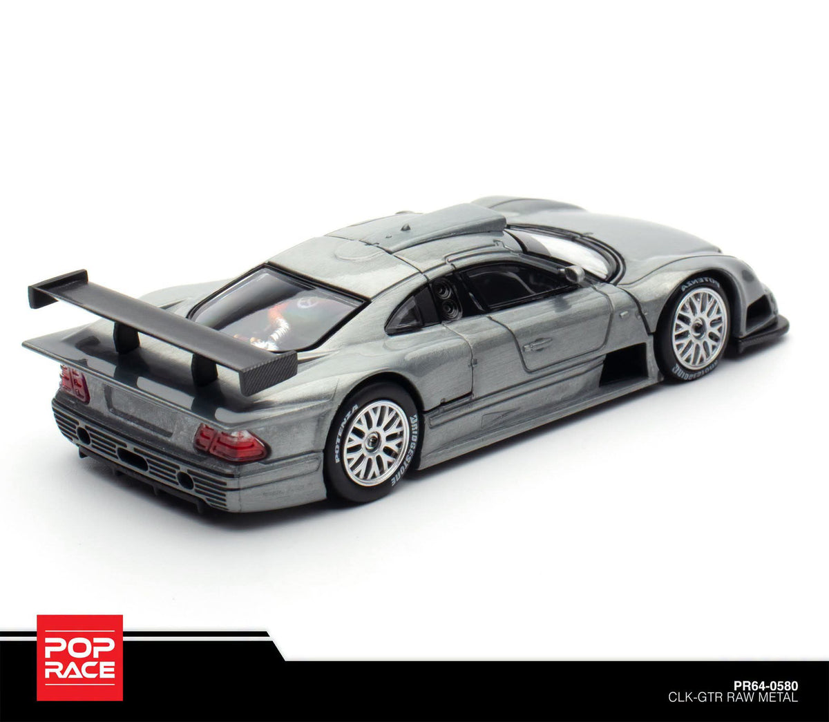 POPRACE x VDX 1/64 CLK GTR RAW METAL (HONG KONG TOYCAR SALON 2026)
