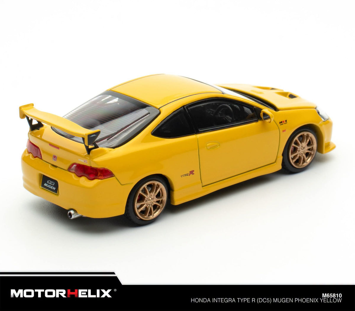 MOTORHELIX 1:64 Honda INTEGRA TYPE MUGEN (DC5) Yellow