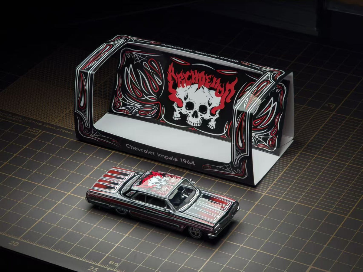 (Coming Soon) 97M 1/64 1964 Chevrolet Impala Special Edition "Day of the Dead"