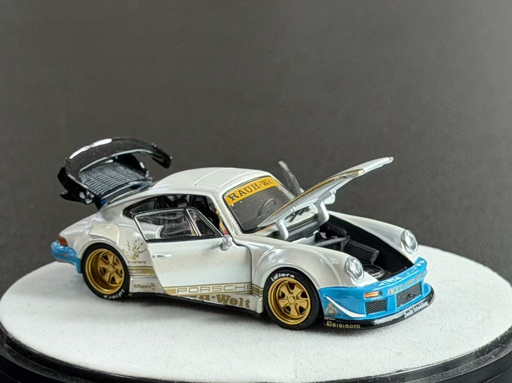 (Coming Soon) PGM 1:64 RWB 930 Matte White - Luxury Version