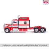 (Coming Soon) IXOAMERICA 1:64 1990 Kenworth W900 - Red and Gold stripe