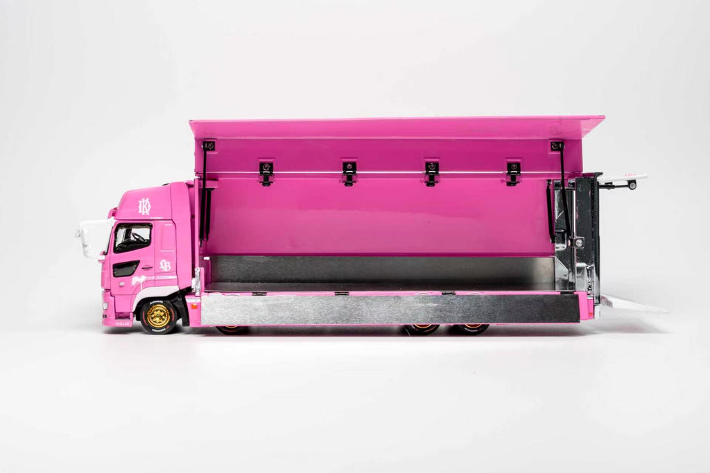 (Coming Soon) GCD 1/64 HINO 700 LB PINK - KAYANO DISTRIBUTION EDITION