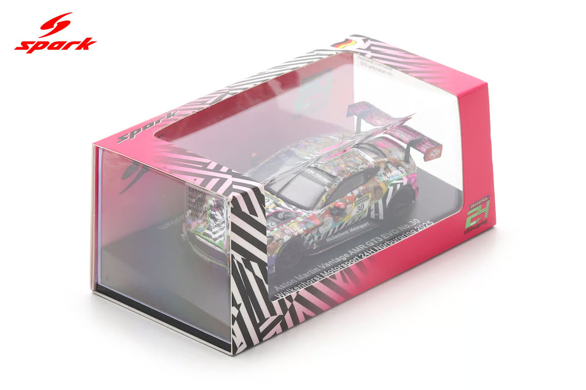 SPARK Aston Martin Vantage AMR GT3 EVO No.30 Walkenhorst Motorsport 24H Nürburgring 2025 H. Walkenhorst - J. Breuer - S. Aust - C. Bollrath 1:64