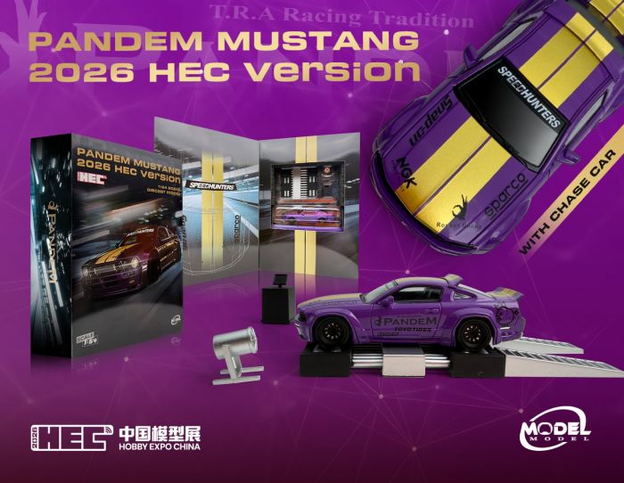 MODELMODEL 1:64 MUSTANG HEC 2026 Beijing Expo **CHASE CARS ARE RANDOMLY PACKED**