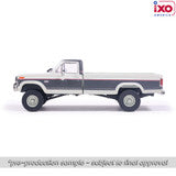 (Coming Soon) IXOAMERICA 1:64 1986 Ford F-150 XLT Lariat Long Bed Styleside 4x2 - Combination Tu-Tone Colonial with and Dark Grey Metallic