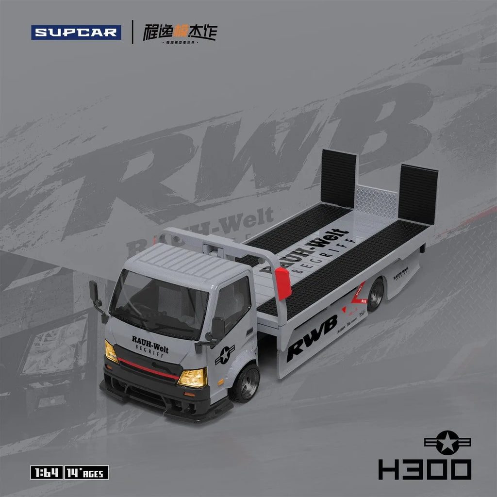 (Coming Soon) SUPCAR & Cheng Yimou Masterpiece 1:64 H300 Trailer - Battle Grey