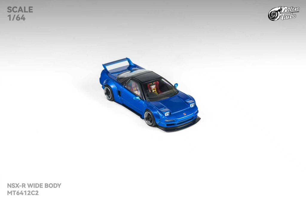 (Coming Soon) MICROTURBO 1/64 NSX Wide Body - Metallic Blue