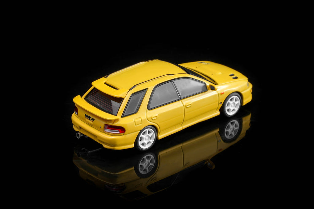 (Coming Soon) MOTORHELIX 1:64 Subaru Impreza Wagon WRX STi Ver. VI (GF8) - Yellow
