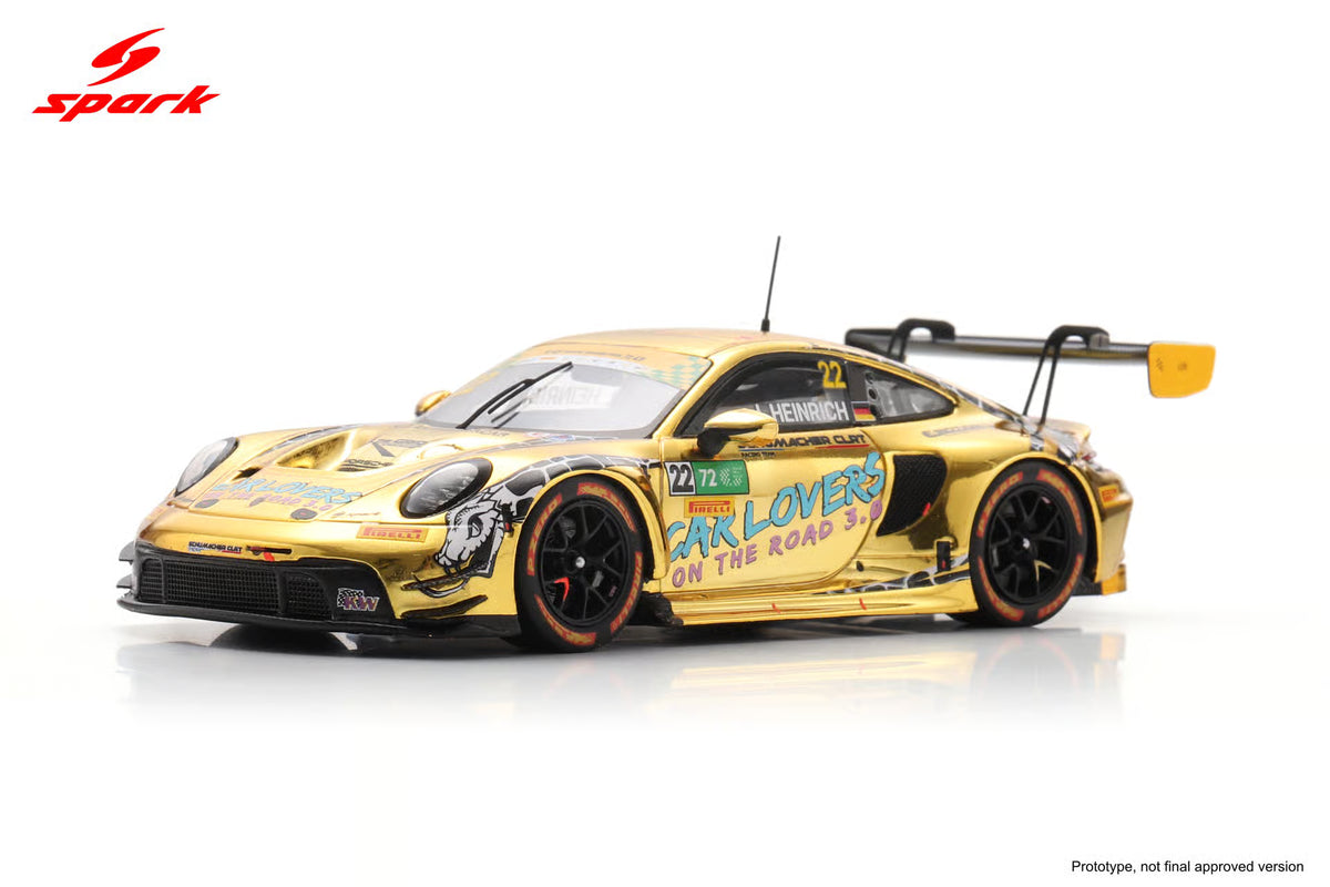 (Coming Soon) SPARK 1:64 Porsche 911 GT3 R (992) No.22 SCHUMACHER CLRT 3rd Macau GT Cup - FIA GT World Cup 2025 Laurin HEINRICH