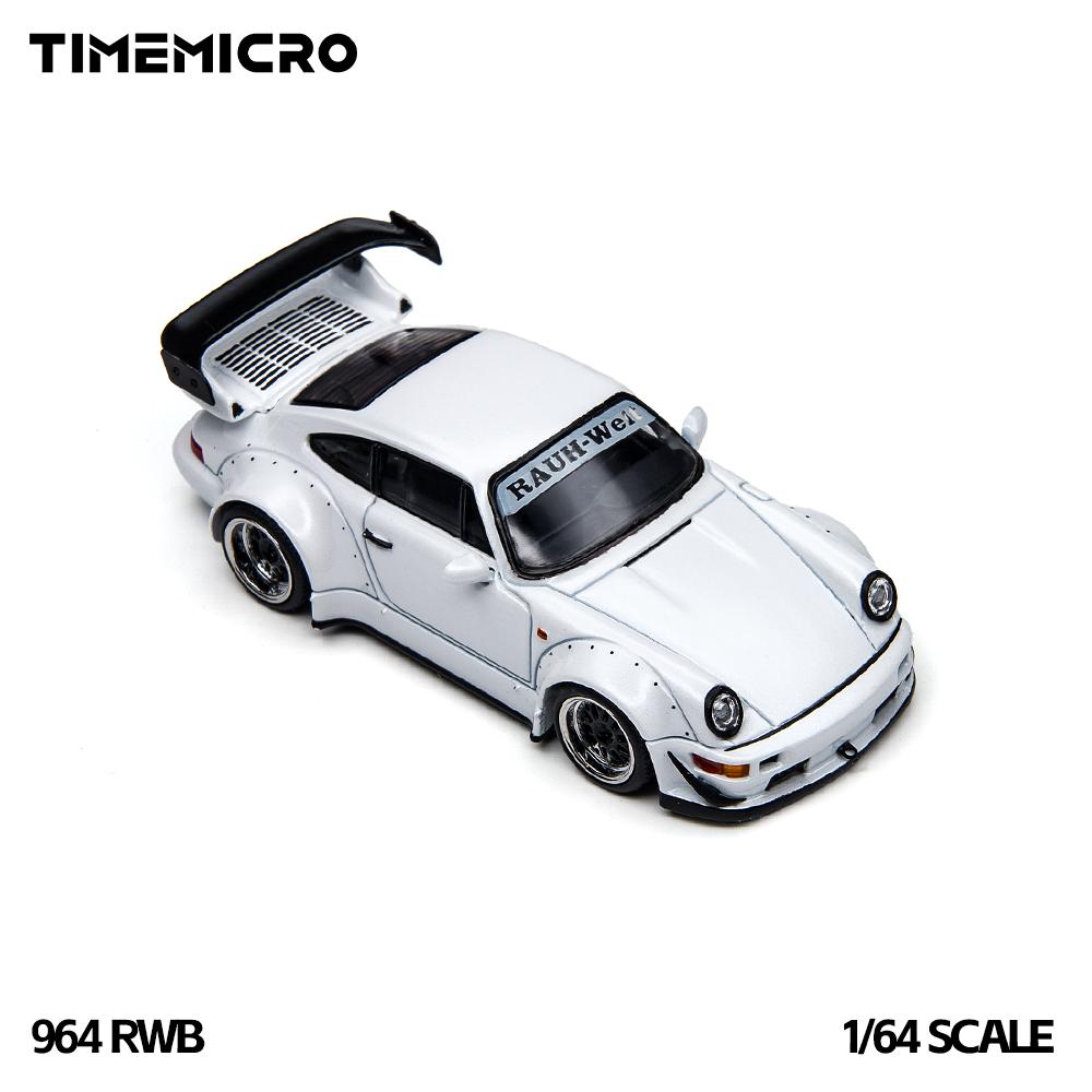 (Coming Soon) TIMEMICRO 1:64 RWB 964 White Edition