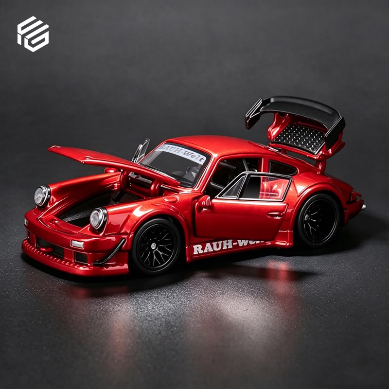 (Pre-Order) FG 1/64 RWB 930 Full Open Diecast Model - Red **Deadline: 18 June 2026**