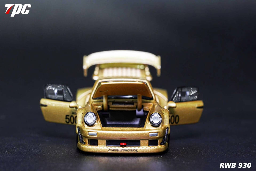 (Coming Soon) TPC 1:64 Custom Edition RWB930 Full Open Diecast - Gold
