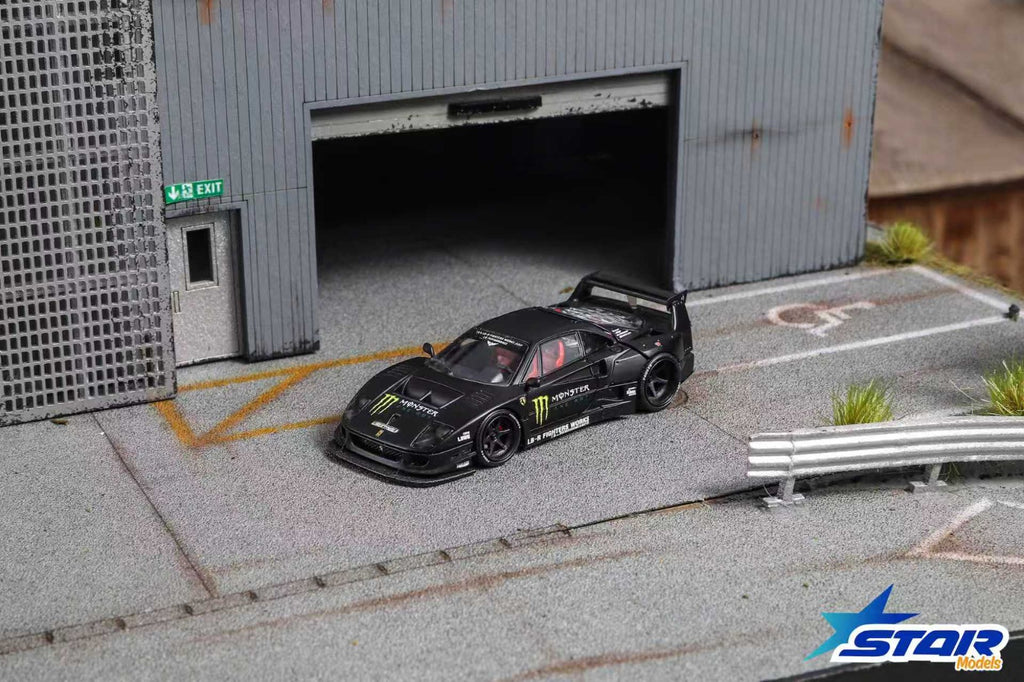 (Coming Soon) STAR MODEL 1:64 Supercar F40 LB-Works Wide-Body Modified Diecast Model - Monster