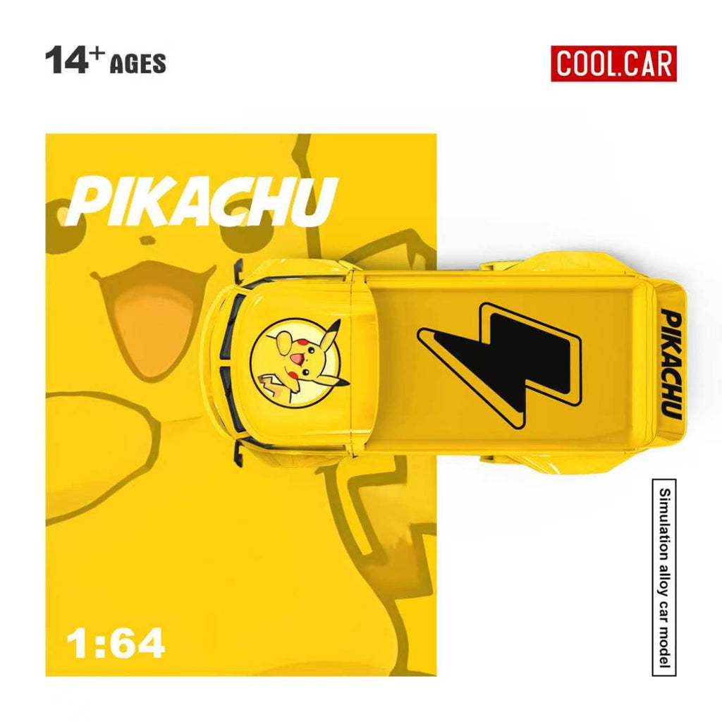 (Coming Soon) COOLCAR 1:64 VW T1 Pickup Pikachu Livery Diecast
