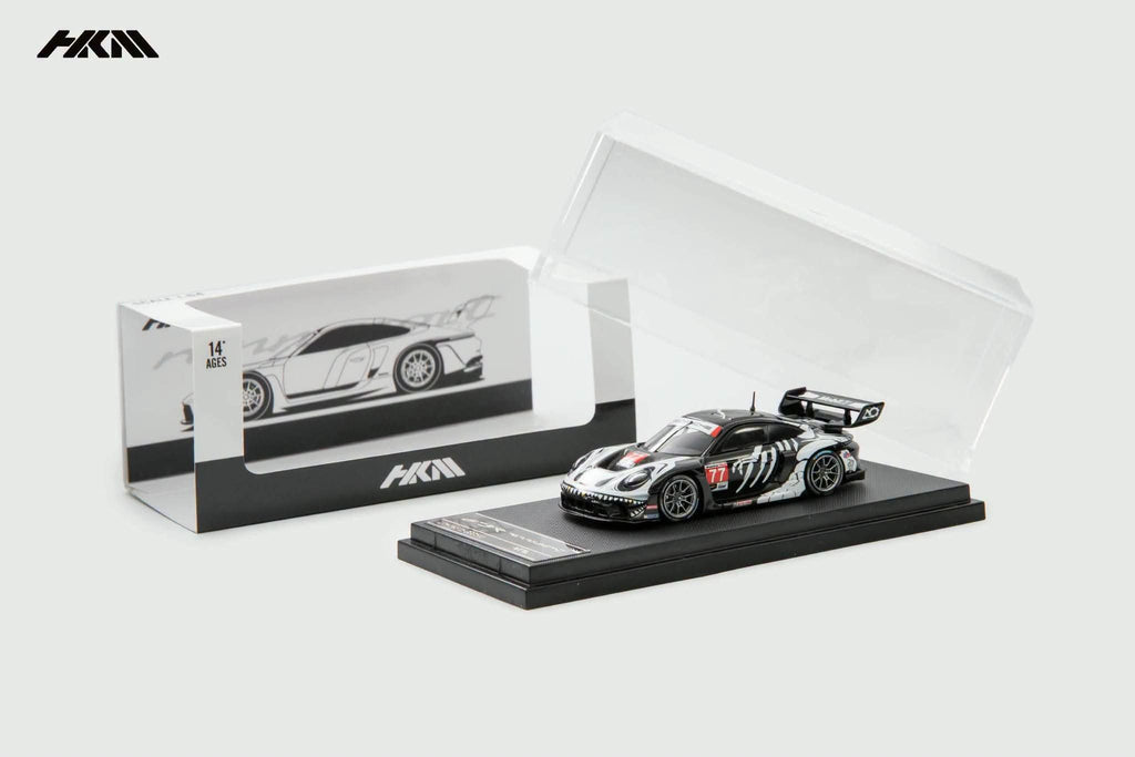 (Coming Soon) HKM 1:64 911 (992) GT3 R Rennsport Skeleton Dinosaur Livery
