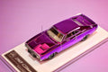 (Coming Soon) LSMODEL 1/64 1969 Dodge Charger - Chrome Purple