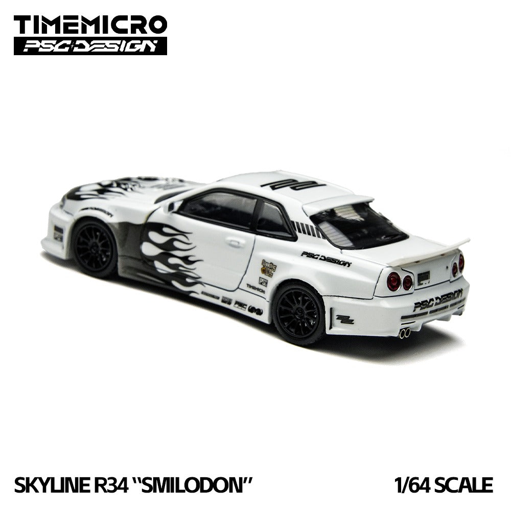 (Coming Soon) TIMEMICRO × PSC DESIGN 1:64 R34 “Smilodon” Black & White