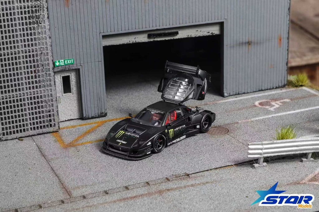 (Coming Soon) STAR MODEL 1:64 Supercar F40 LB-Works Wide-Body Modified Diecast Model - Monster