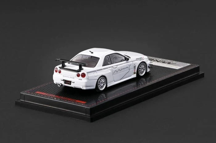 (Coming Soon) IGNITIONMODEL 1/64 Nissan Skyline GT-R Mine's (R34) White