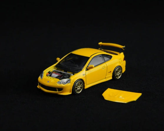 (Coming Soon) MOTORHELIX 1:64 Honda INTEGRA TYPE MUGEN Yellow