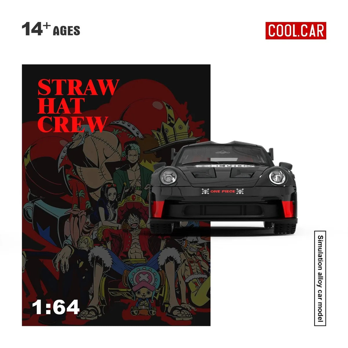 (Coming Soon) COOLCAR 1:64 Porsche 992 GT3 RS - One Piece