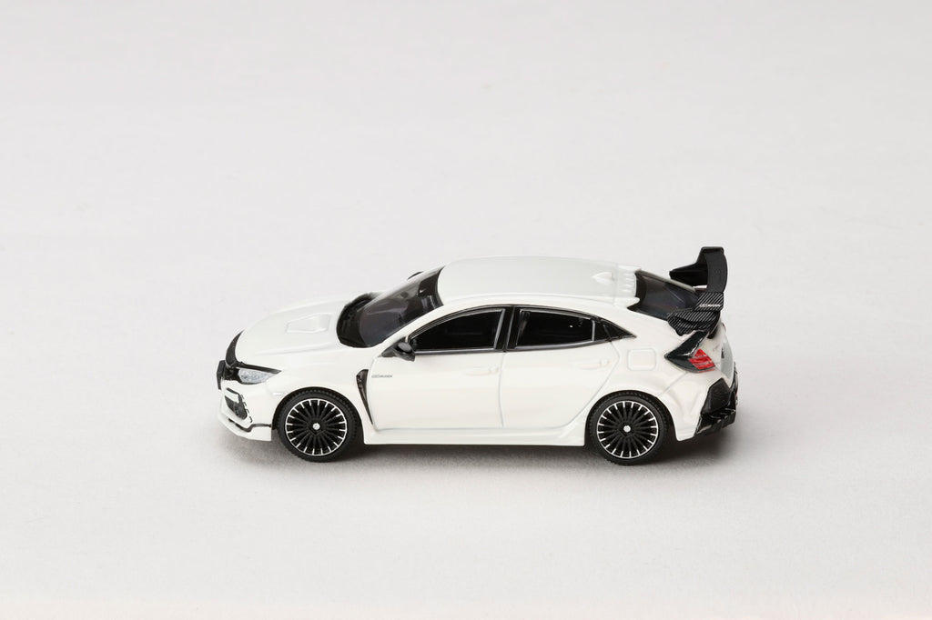 (Coming Soon) HOBBYJAPAN JDM64 1/64 MUGEN CIVIC TYPE R (FK8) 2017 - Championship White