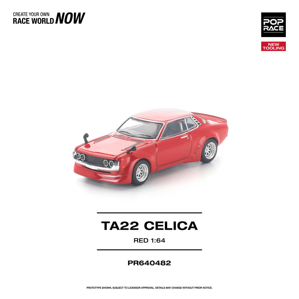 (Coming Soon) POPRACE 1/64 TA22 Celica Red