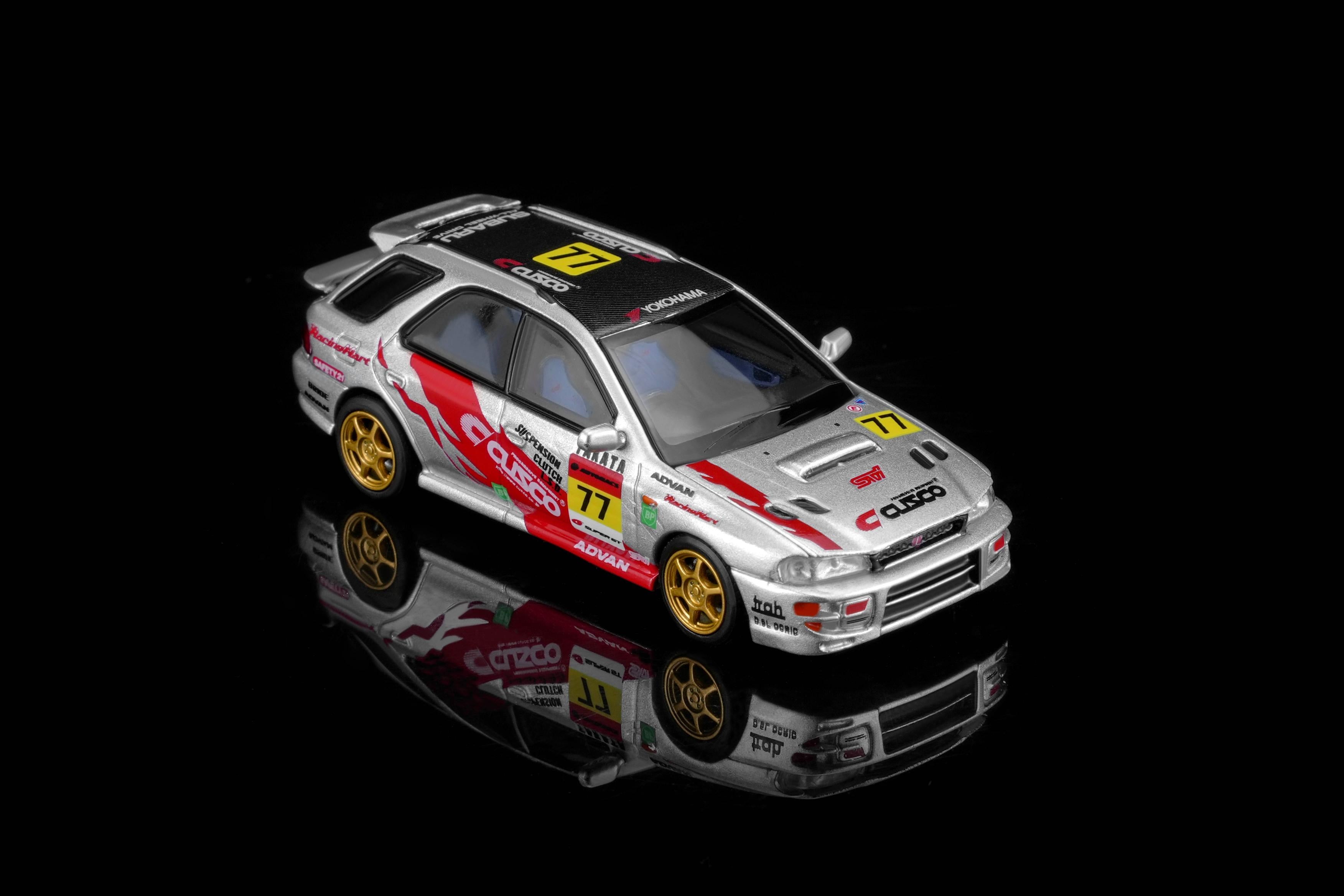 (Coming Soon) MOTORHELIX 1/64 Subaru Impreza Wagon WRX STi Verion VI - CUSCO Livery Silver