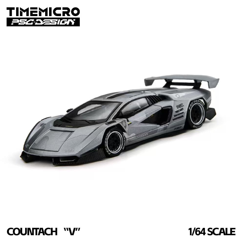 (Coming Soon) TIMEMICRO × PSC DESIGN 1/64 Countach "V" Diecast