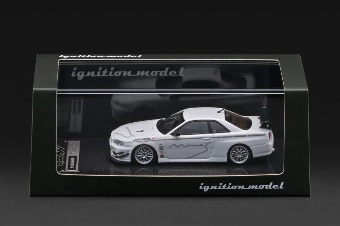(Coming Soon) IGNITIONMODEL 1/64 Nissan Skyline GT-R Mine's (R34) White