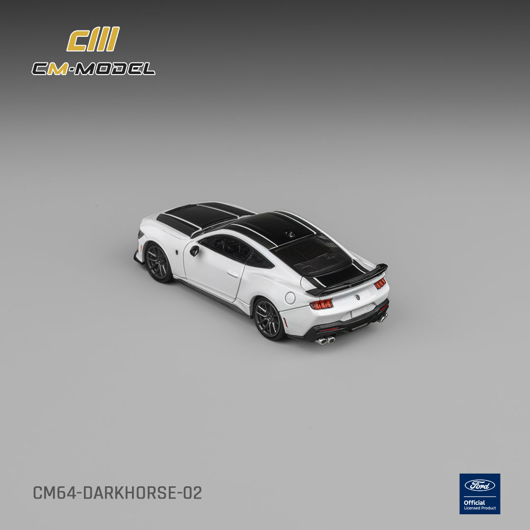 (Coming Soon) CM MODEL 1/64 Ford Mustang DarkHorse Oxford White