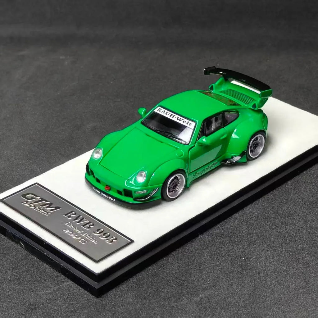 (Coming Soon) GTM 1:64 Porsche RWB 993 Green