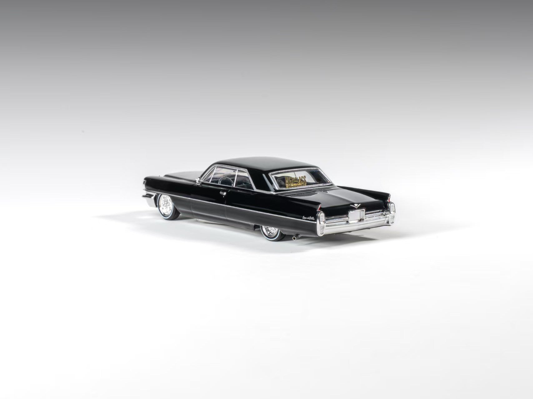 (Coming Soon) 97M 1:64 1964 Cadillac Coupe Deville Low Rider Plain Black