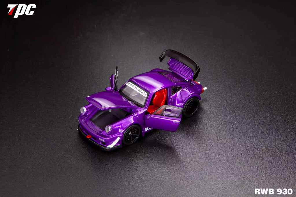(Coming Soon) FG x TPC Customized 1/64 RWB930 Fully Open Diecast Model - Violet Purple