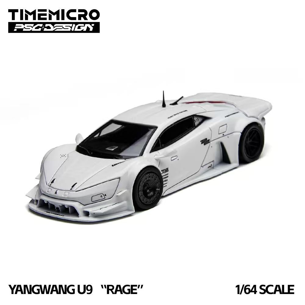 (Coming Soon) TIMEMICRO × PSC DESIGN 1:64 BYD YANGWANG U9 "RAGE" - White
