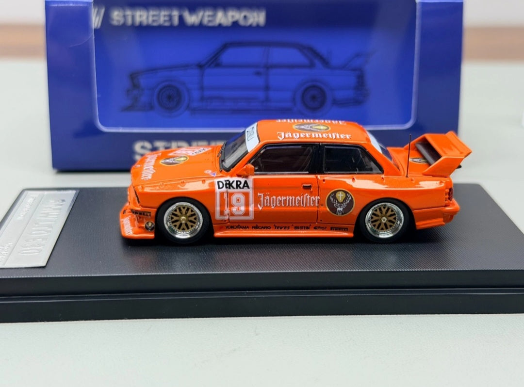 STREET WEAPON "Jägermeister" 1:64 BMW E30 M3 LTO Modified Version