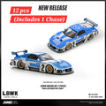 (Pre-Order) 12 pcs ( Includes 11 reg & 1 chase) INNO64 1/64 MAZDA RX7 (FD3S) LB-SUPER SILHOUETTE "MEIJI" - Blue **DEADLINE 18th, July 2026**
