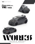 (Coming Soon) WORKS 1/64 TOYOTA GRMN YARIS -  GRAY