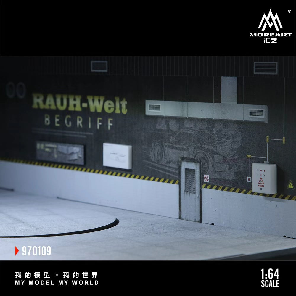(Coming Soon) MOREART 1:64 RWB TURNTABLE SCENE