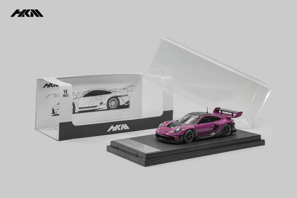 (Coming Soon) HKM 1:64 911 (992) GT3 R Rennsport Ruby Star