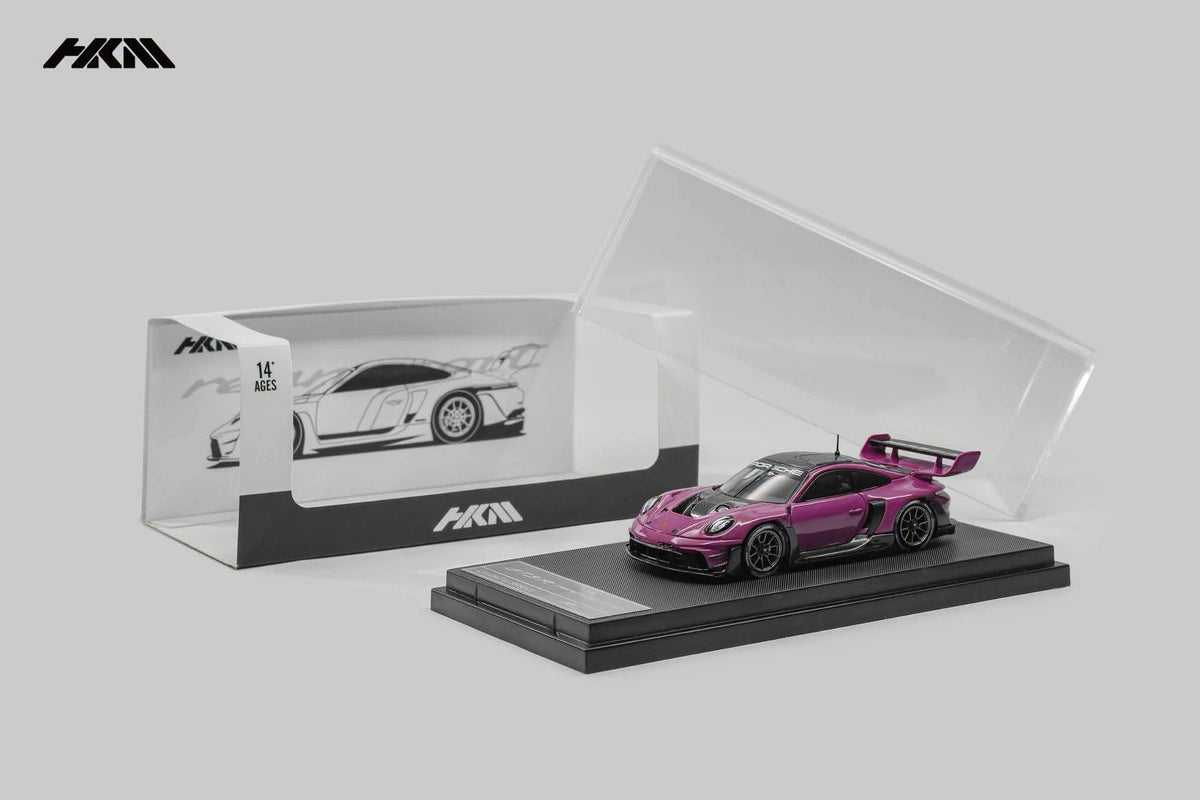 (Coming Soon) HKM 1:64 911 (992) GT3 R Rennsport Ruby Star