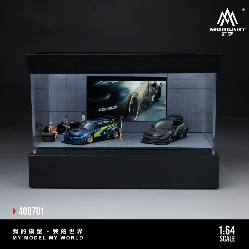 (Coming Soon) MOREART 1:64 Video Playback- Carousel Vehicle Model EXHIBITION HALL - MODEL 01
