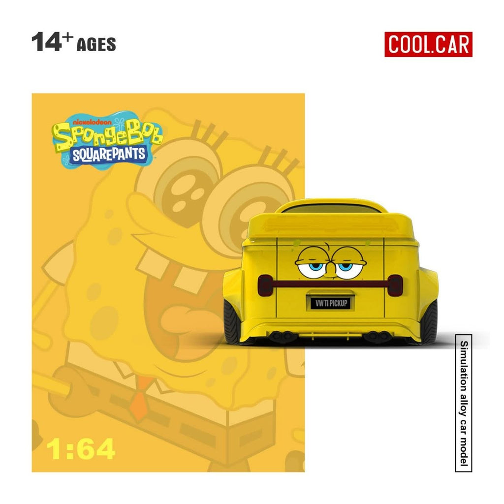 (Coming Soon) COOLCAR 1:64 Volkswagen T1 pickup truck SpongeBob