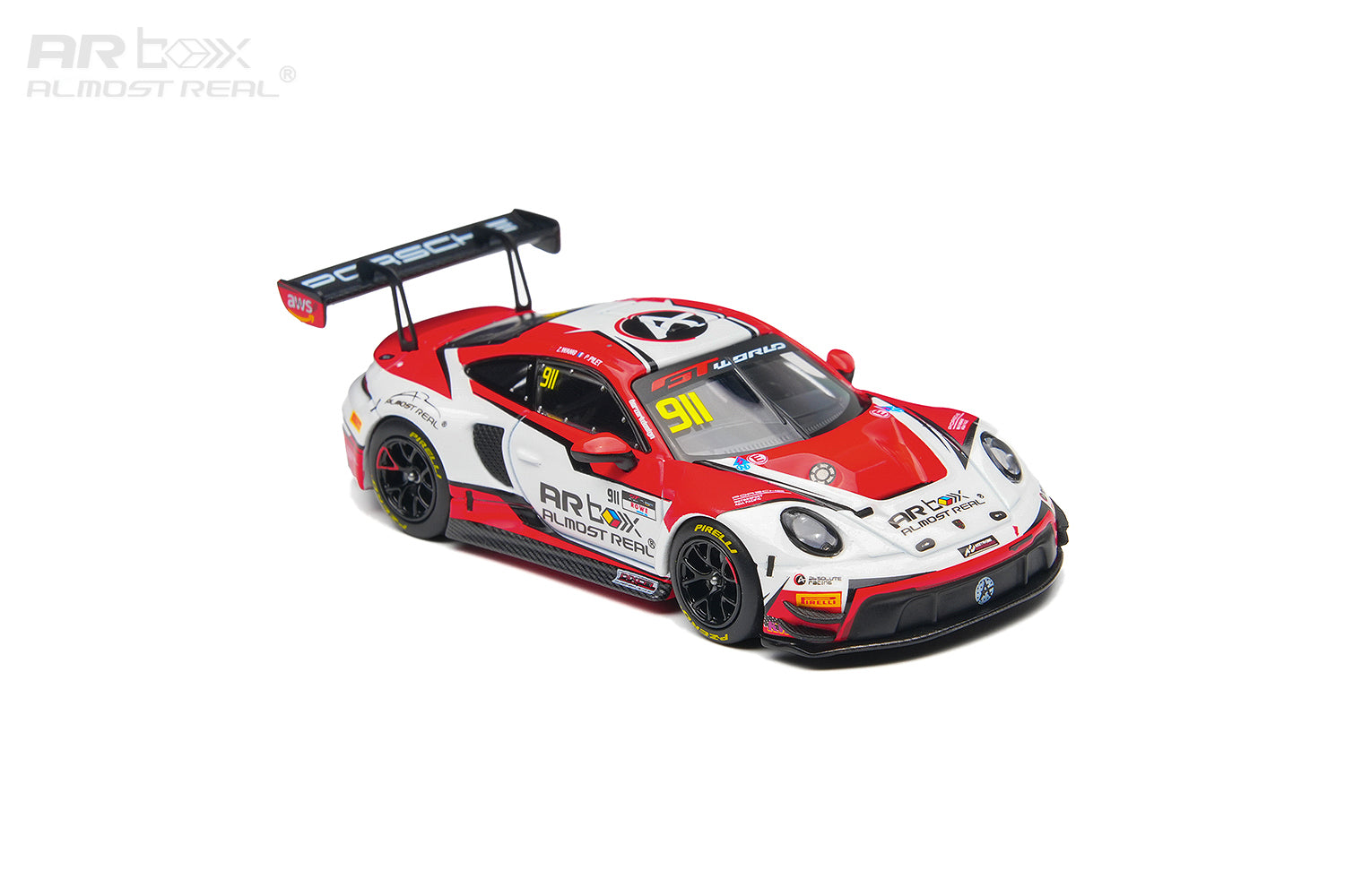 (Coming Soon) ALMOSTREAL 1/64 Porsche 911 GT3 R 2025 GT World Challenge Asia Okayama #911