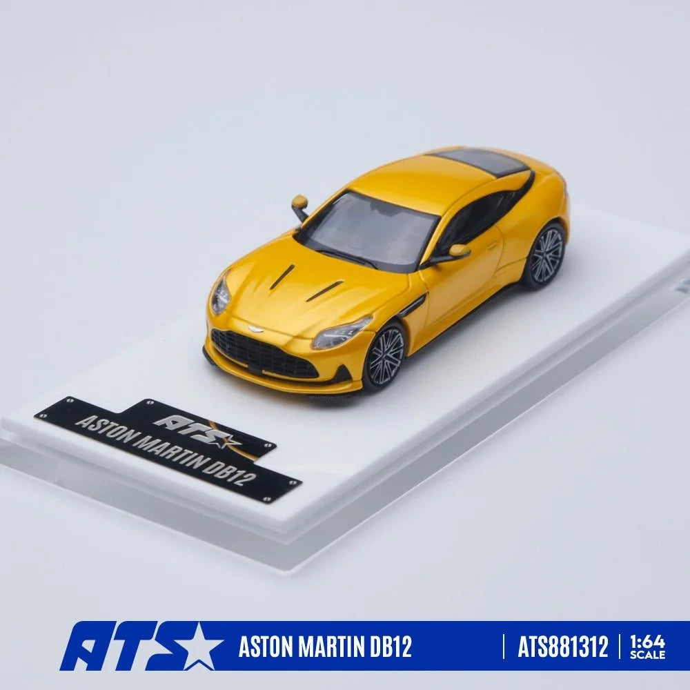(Coming Soon) ATS 1:64 Aston Martin DB12 Metal Yellow