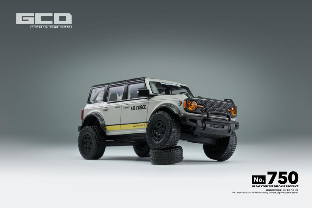 (Coming Soon) GCD 1/64 Bronco DarwinPRO AIR FORCE GREY (LHD)