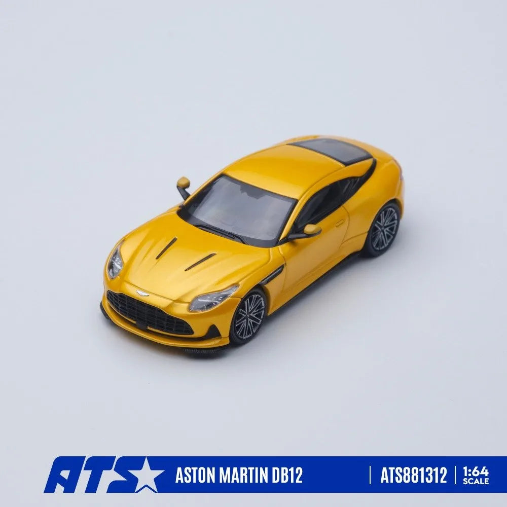 (Coming Soon) ATS 1:64 Aston Martin DB12 Metal Yellow