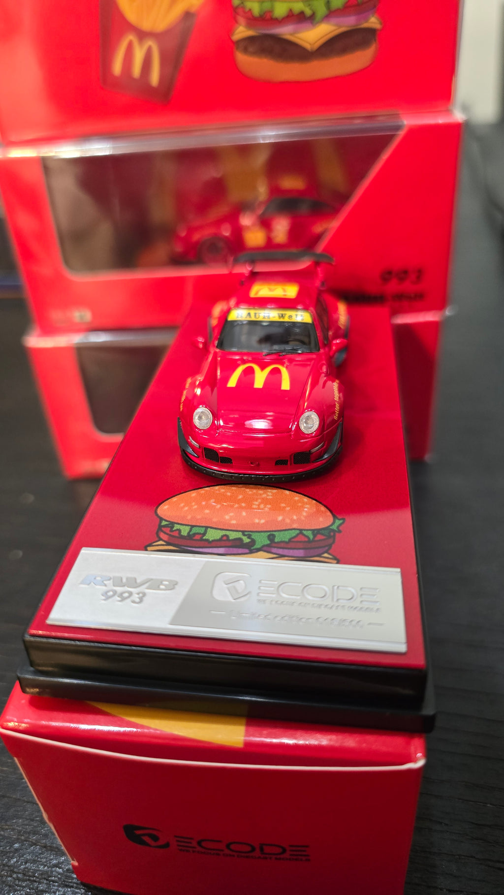 DECODE 1:64 RWB 993 McDonalds Red *Numbered Pieces Only 500*
