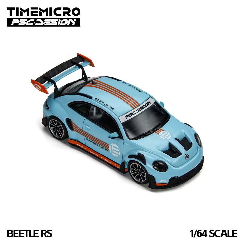 (Coming Soon) TIMEMICRO × PSC DESIGN 1/64 Beetle RS -  Gulf Blue