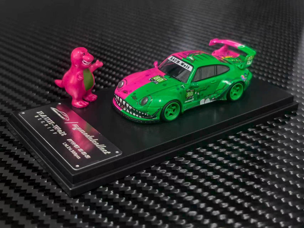 (Coming Soon) MYMODELCOLLECT 1:64 RWB993 High Wing Green/Pink Two-Tone Dragon Livery
